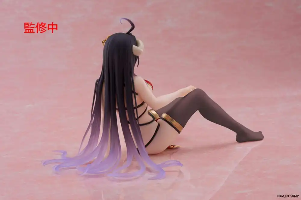 Overlord PVC Statue Desktop Cute Figure Albedo Chinese Dress Ver. Renewal 13 cm